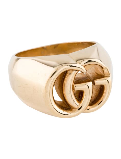 gucci trademark ring gold|gucci trademark ring in gold.